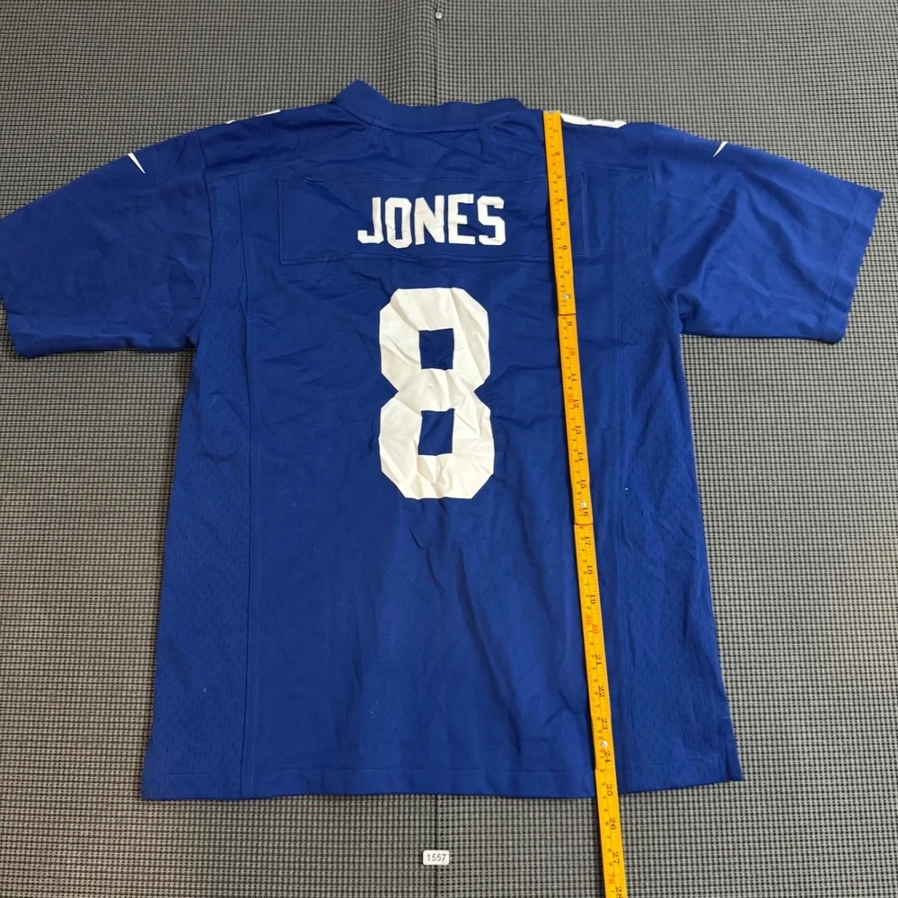 Nike NFL New York Giants Daniel Jones 8 Jersey Youth Large Blue Football
